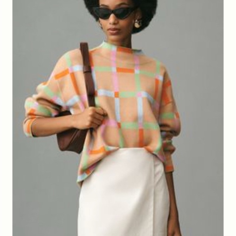 NEW Anthropologie/Maeve Multicolor Striped Sweater, Medium